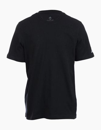 adidas Mens Blank Tee - Black - Size: 34
