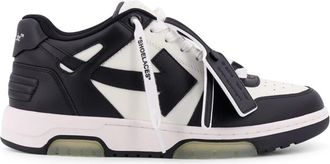 Off-white Leren sneakers met iconische ritssluiting - Heren - Sneakers - Wit - 45 EU - Leer - Schoenen