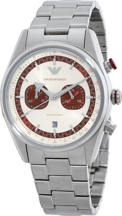 Armani Chronograph Quartz Cream Dial Watch AR11645