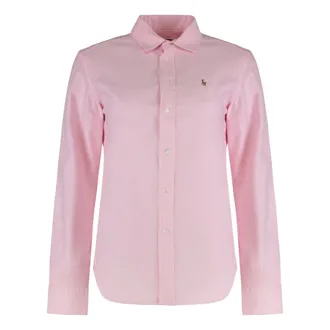 Polo Ralph Lauren Shirts, female, Pink, Size: 2XS Oxford Shirt