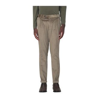 Berwich Chinos - Heren - Broeken - Bruin - Maat: XL Leer