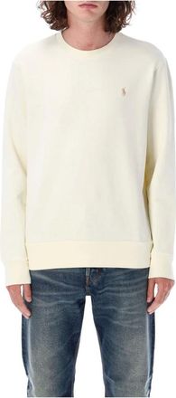 Polo Ralph Lauren Hoodies & sweatvesten, Heren, Wit, M, Katoen, Loopback Terry Crewneck