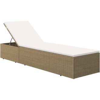 vidaXL Sunkerflower En Vime Pe Castanho Y White White