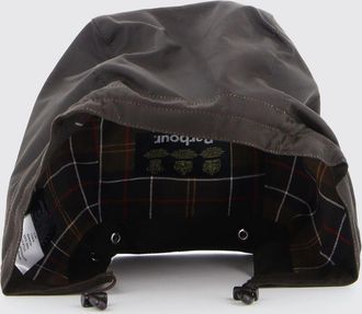 Barbour Cappello bucket da pescatore in cotone cerato con interni check