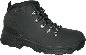 Northwest Territory Trek Womens Leather Hiking Walking Waterproof Boots (Numeric_7) Black
