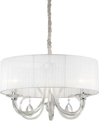 Ideal Lux Ideal Lux - Swan - 3 Light Multi Arm Ceiling Pendant Chrome, Glass Three, E14