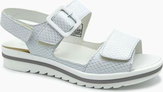 Waldl&auml;ufer Womens HAKURA 351013 LADIES SANDAL - White - Size: 6.5