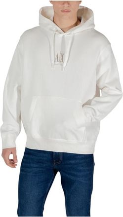 A|X Armani Exchange Capsule Sweatshirt - Heren - Hoodies - Wit - S - Katoen - Hoodies & sweatvesten