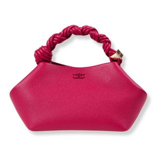 Ganni Small Bou Bag - Dames - Handtassen - Roze - ONE Size - Polyester - Tassen