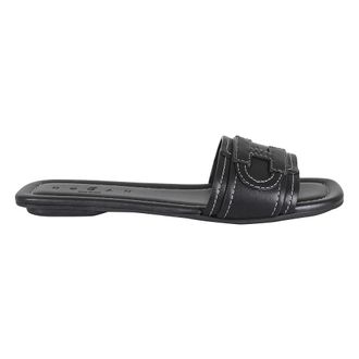 Hogan Sliders, female, Black, Size: 8 1/2 US H685 Sandal