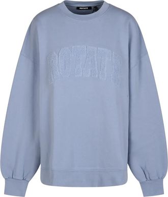 Rotate Klassiek Sweatshirt - Dames - Sweatshirts - Blauw - S - Hoodies & sweatvesten