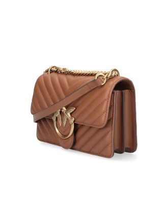 Pinko Womens Bags Brown Leather