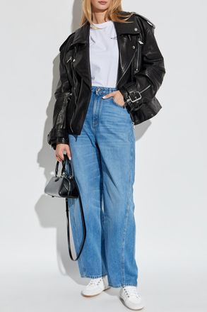 Givenchy T-shirt With Printed Logo, Womens, White