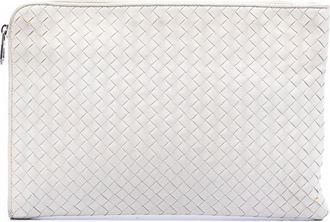 Bottega Veneta Pre-owned Bottega Veneta Nappa Intercciato Clutch B03502481G