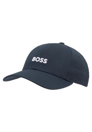 HUGO BOSS Baseball Cap BOSS Zed, blau (schwarz_blau), Twill, Baumwolle, bestickt, unifarben, Caps Baseball Cap, mit Logostickerei, Unisex