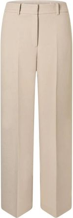 More & More Wijde broek - Dames - Wijde Broeken - Beige - L - Broeken