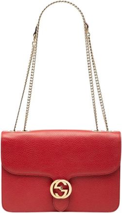 Gucci Pre-owned Shoulder Bag - Dames - Vintage Schoudertas - Rood - ONE Size - Vintage