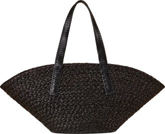 Cesta Collective Large Raffia Taco Tote in Black at Nordstrom