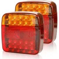 OEM Adecuado Para Luces Led De Remolque De 12 V, Incluyendo Luz De Matr&iacute;cula, Luz De Freno Trasera Impermeable Y Homologaci&oacute;n E. Apto Para Camiones, Furgo