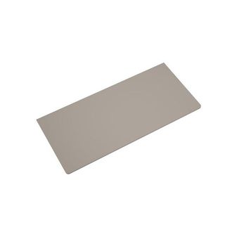 Saniclass Tops Topblad - 120x1.2x46cm - afgeronde hoeken - taupe