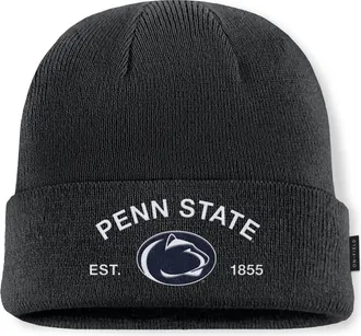 Nike Penn State 2025 Military Appreciation Nike Mens College Cuffed Beanie in Black | NC3600APSN-6JR