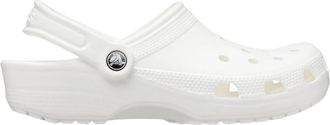 Crocs Klassieke Klomp Sabot Schoenen - Heren - Klompen - Wit - 39 EU - Schoenen