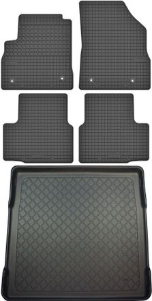 OEM Opel Astra V K Kombi Desde 04.2016 Set - Alfombrillas De Goma Para Coche + Alfombrilla Para Maletero