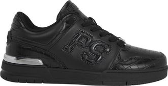 Plein Sport Low-Top Sneakers PS Cocco - unisex - Skateschoenen - Zwart - 43 EU - Leer - Fitness