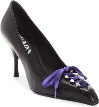 Prada Runway Pump in Nero at Nordstrom, Size 38.5
