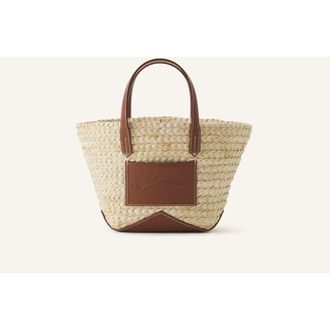 Lanvin Catch By Lanvin Small Basket Bag in Ecru/cognac at Nordstrom