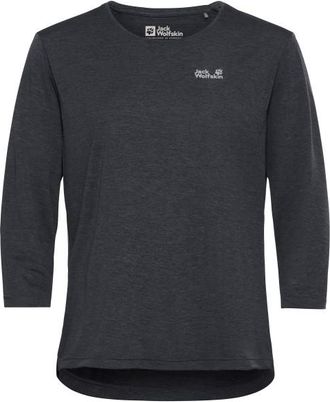 Jack Wolfskin Wildtrail 3/4 Funktionsshirt f&uuml;r Damen | grau