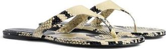 Khaite Archer Flip Flop in Natural at Nordstrom, Size 8.5Us