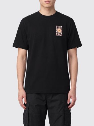 Casablanca T-shirt in cotone organico con stampa grafica e girocollo