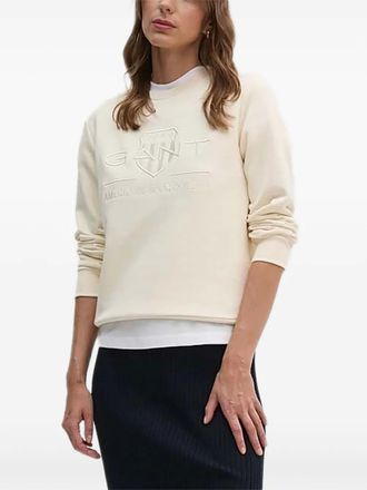 GANT Felpa con ricamo - Toni neutri