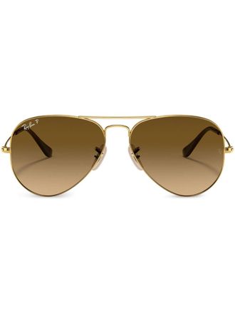 Ray-Ban aviator-frame sunglasses - unisex - Metal - 58 - Gold