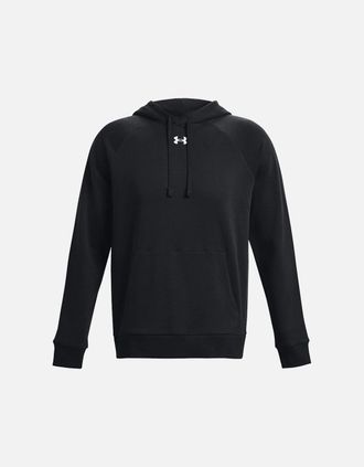 Under Armour Unisex Adult Rival Fleece Hoodie - Black/Multi - Size: 22/20/46