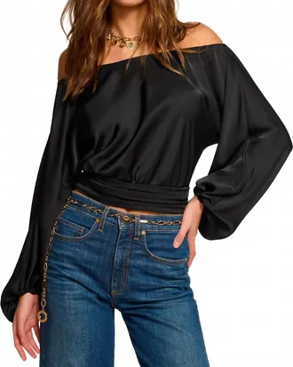 Ramy Brook Sonja Off-The-Shoulder Top In Black