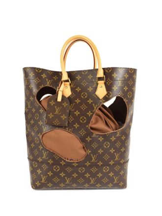 Louis Vuitton x Comme des Gar&ccedil;ons 2014 shopper met uitgesneden details - Bruin