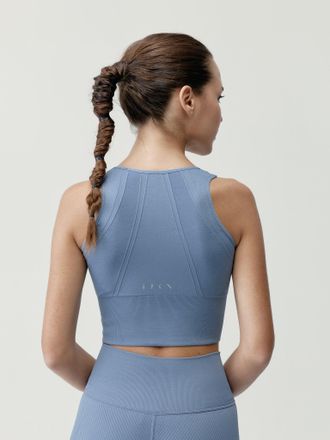 Born Living Yoga Top Mandira Medium Grey