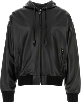 Loewe Black Leather Jacket