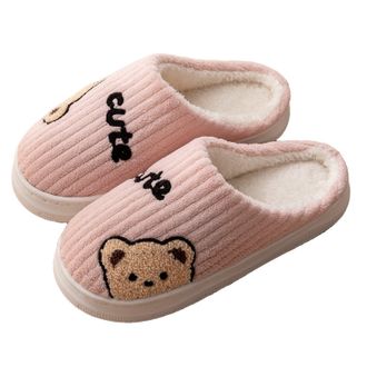 Generic Womens Halloween Christmas Fuzzy Slippers - Plush Holiday House Shoes, Cozy Warm Indoor Outdoor Bedroom Footwear, Comfortable Non-Slip Soft Sole Casua