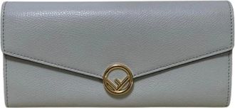 Fendi Pre-owned Wallets, female, Gray, Size: ONE SIZE Pre-owned Vintage Wallet