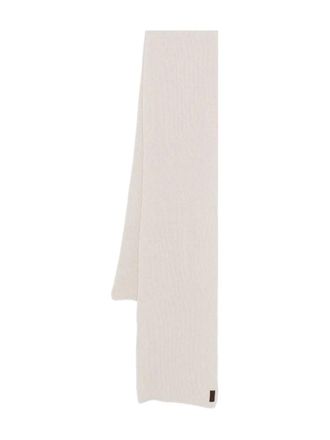 Paul & Shark ribbed-knit scarf - Neutrals