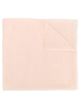 Ferragamo plain scarf - women - Cashmere - One Size - Neutrals