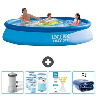 Intex Piscina Easy Set Redonda - 366x76 Cm - 7-piezas Scb86
