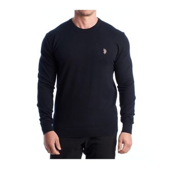 U.S.Polo Association U.S. Polo Assn., Round-neck Knitwear, male, Black, 3XL, Sweatshirts