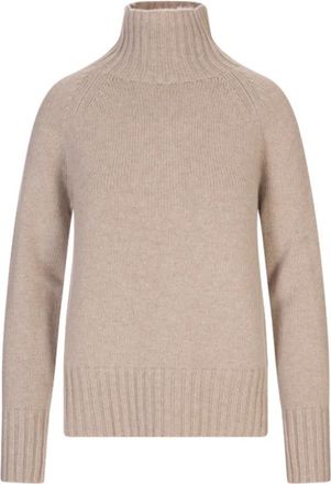 Max Mara Boxy Raglan Sweater Sand - Dames - Coltruien - Beige - M - Wol - Truien & Vesten