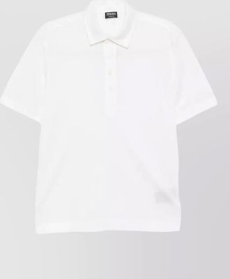 Ermenegildo Zegna lux leisurewear short sleeve polo shirt
