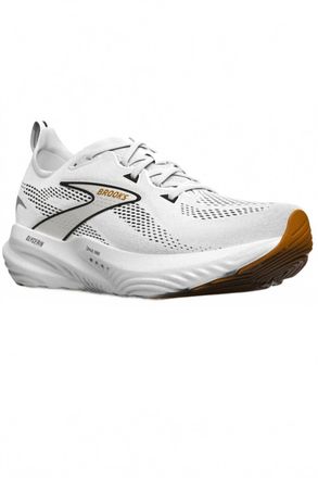 Brooks Womens Glycerin 22 Shoes In White/grey/black