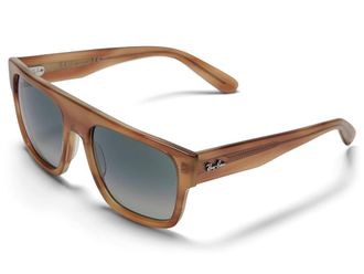 Ray-Ban 0RB0360S Drifter Polarized Fashion Sunglasses Striped Brown : 57mm